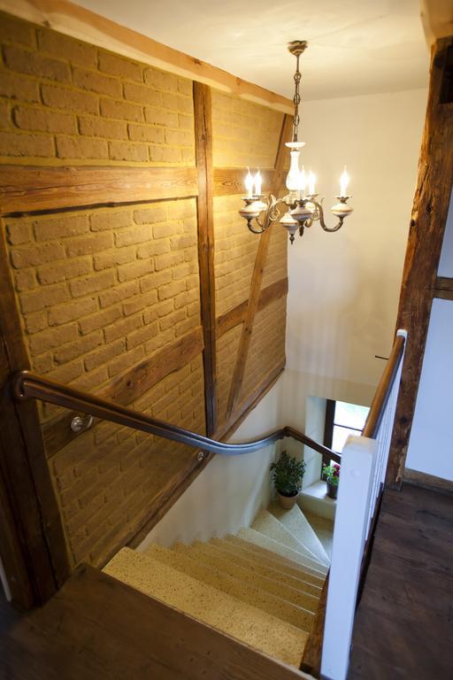 Pension Alte Schmiede Zabeltitz ภายนอก รูปภาพ