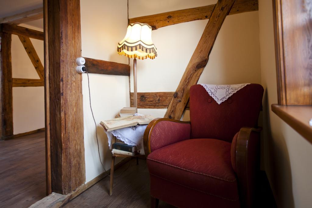 Pension Alte Schmiede Zabeltitz ภายนอก รูปภาพ