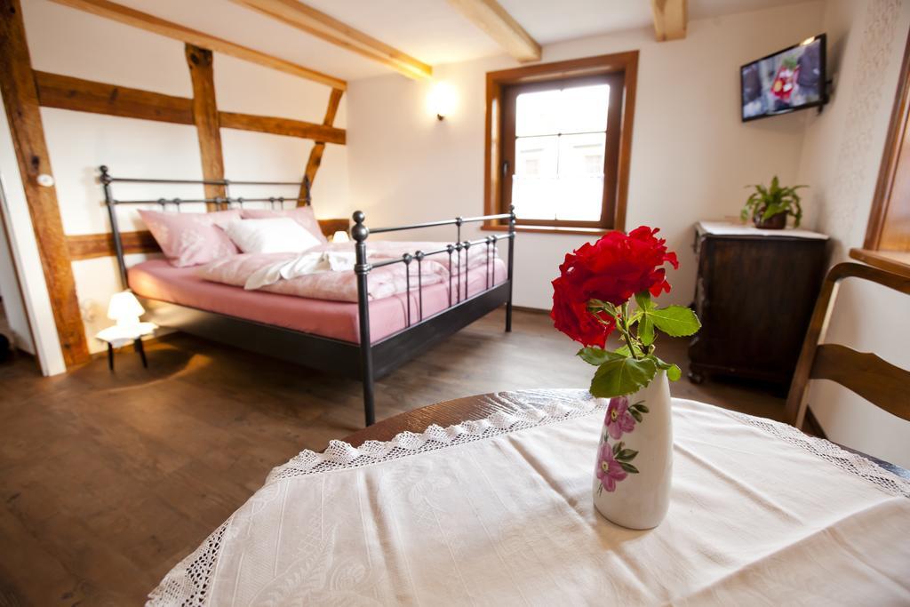 Pension Alte Schmiede Zabeltitz ห้อง รูปภาพ